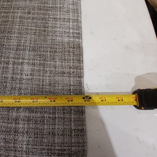 RUBBER KITCHEN RUNNER MAT - 5FT X 2FT - GREY image 4