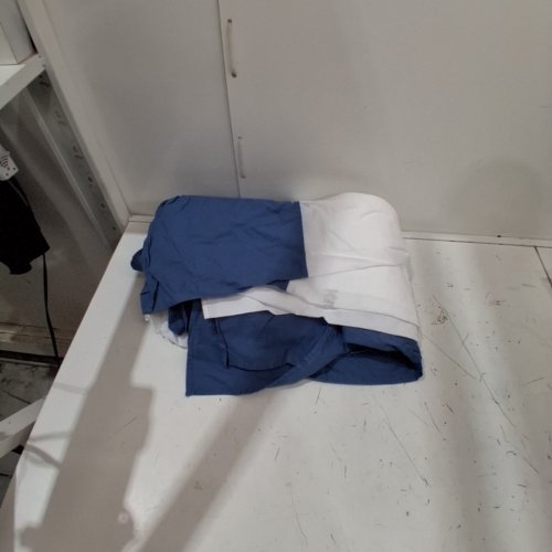 BED SKIRT - FULL (54" X 75") - 15" DROP - NAVY image 2