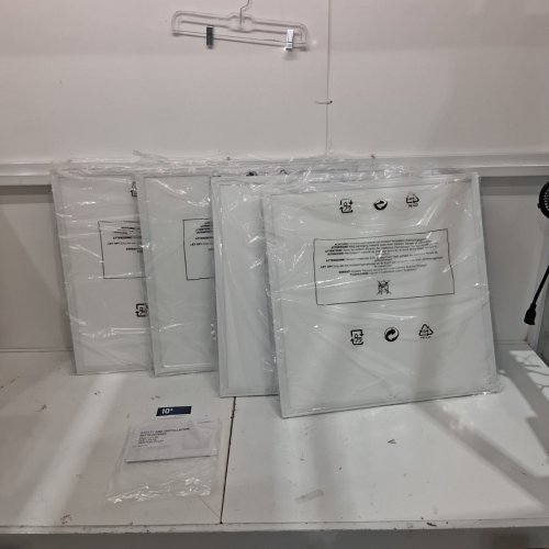 4PC BAKERSMITH EDGE-LIT FLAT LAY-IN LED TROFFER LIGHTS - 2FT X 2FT - 40W - 4000 K - 120-277 V (MODEL: LT-EL22) image 3