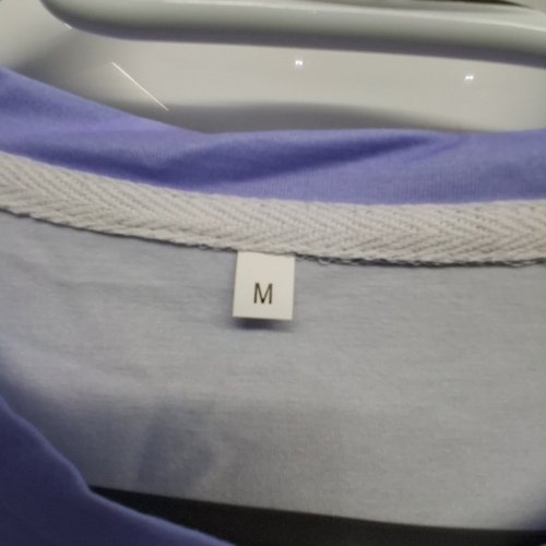 unisex LONG SLEEVE CASUAL PULLOVER CREWNECK T-SHIRT - MEDIUM - LAVENDER image 2