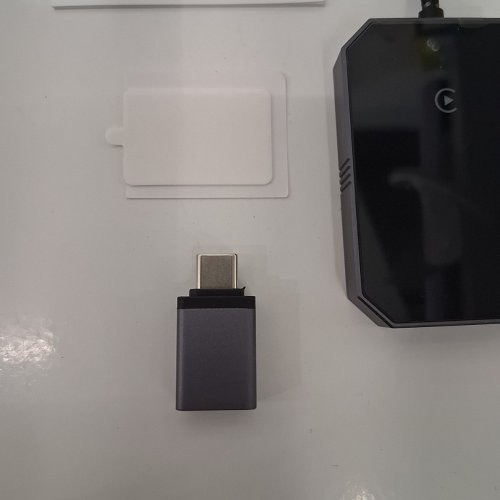 MENLONIGT WIRELESS CARPLAY ADAPTER COMPATIBLE WITH PLUG AND PLAY CARS - SILVER/BLACK (MODEL: BY960H) image 5