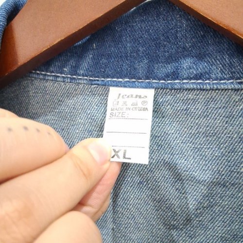 WOMEN'S DENIM JACKET - EXTRA LARGE - BLUE image 3