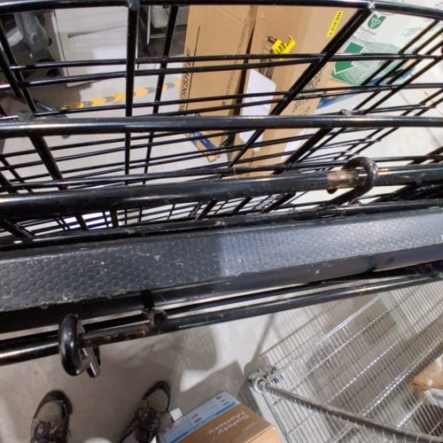 MIDWEST ICRATE DOUBLE DOOR FOLDING METAL DOG CRATE WITH DIVIDER PANEL AND FLOOR PROTECTING FEET - XL - 48" X 30" X 33" - BLACK - (MODEL: 1548DDU) image 2
