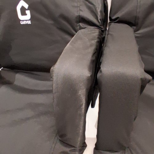 2PK GARVEE PADDED FABRIC STADIUM SEATS - BLACK image 4