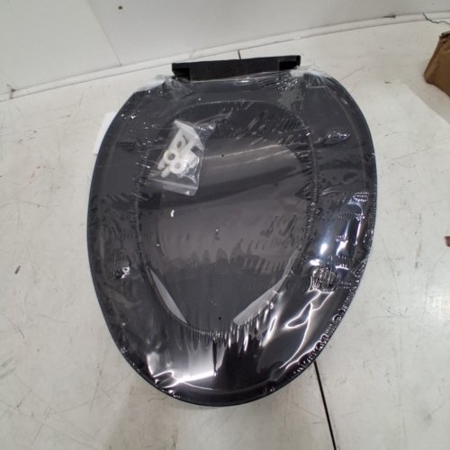 THE RENOVATORS SUPPLY INC SLOW CLOSING ELONGFATED TOILET SEAT - BLACK (MODEL: 20492) image 5