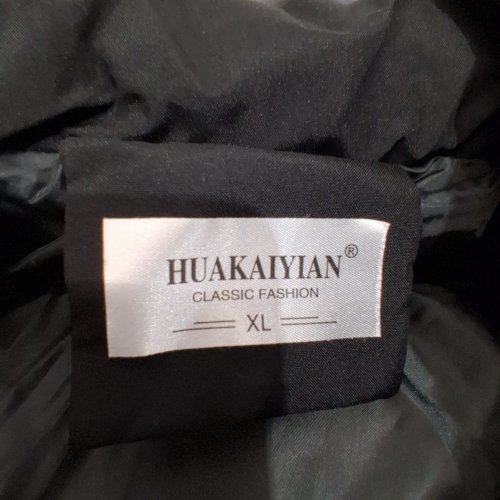 WOMEN'S HUAKAIYIAN LONG HOODED PUFFER JACKET - EXTRA LARGE - BLACK image 4