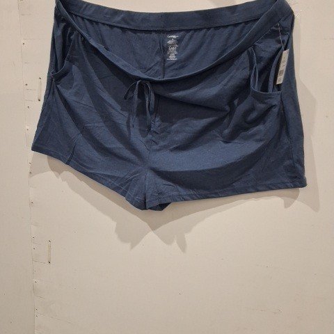 MEN'S GEORGE JERSY COTTON SHORTS - 4X - BLUE image 2