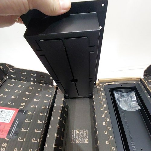 2PK FITTES FLUSH STEEL FLOOR REGISTER VENT WITH ADJUSTABLE DAMPERS - 4" X 10" - BLACK (STYLE: FLUSH4X10BLK) image 4