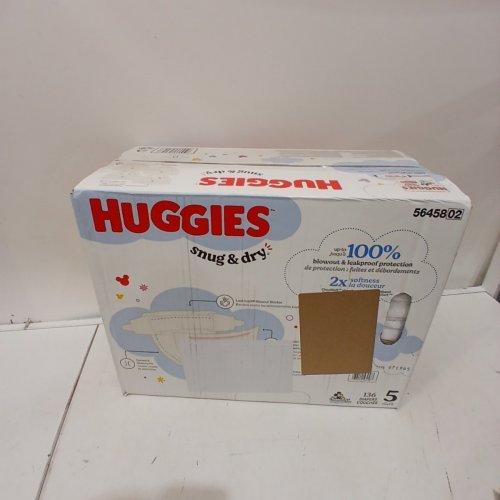 136PK HUGGIES DISNEY BABY SNUG AND DRY DISPOSABLE DIAPERS - SIZE 5 (27LB+) image 3
