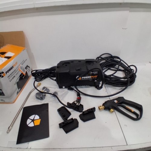 POWERPLAY ELECTRIC PRESSURE WASHER - 120 V, 2.0 GPM, 40FT HOSE - BLACK AND ORANGE (MODEL: PL1000YC) image 3