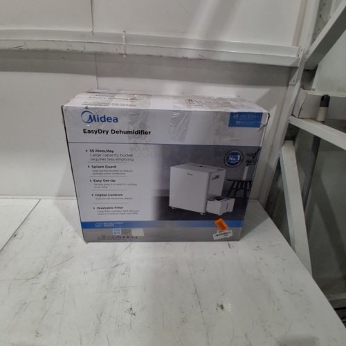 MIDEA 35 PINT DEHUMIDIFIER WITH SIDE ACCESS - UP TO 2000 SQ. FT. - 4.37 GALLON CAP - WHITE (MODEL: MADA35R5AWT) image 8