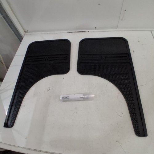 2PC HUSKY LINERS UNIVERSAL FRONT MUD FLAPS WITHOUT WEIGHTS - BLACK (MODEL: 55000) image 2