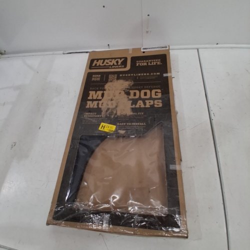 2PC HUSKY LINERS UNIVERSAL FRONT MUD FLAPS WITHOUT WEIGHTS - BLACK (MODEL: 55000) image 4