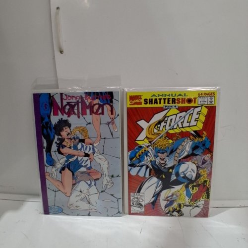 4 ASSTD MARVEL AND DARK HORSE COMIC BOOKS - X-FORCE #10, ANNUAL #1, NEXT MEN #5, NOMAD #2 - VARIOUS AUTHORS image 3