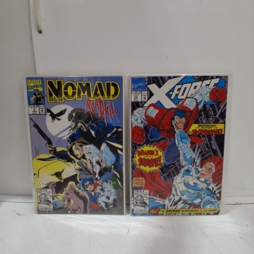 4 ASSTD MARVEL AND DARK HORSE COMIC BOOKS - X-FORCE #10, ANNUAL #1, NEXT MEN #5, NOMAD #2 - VARIOUS AUTHORS image 4