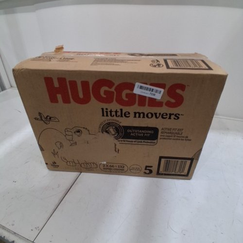 132PK HUGGIES LITTLE MOVERS DIAPERS - SIZE 5 (27+LBS) - DISNEY BABY LION KING (MODEL: 56316) image 2