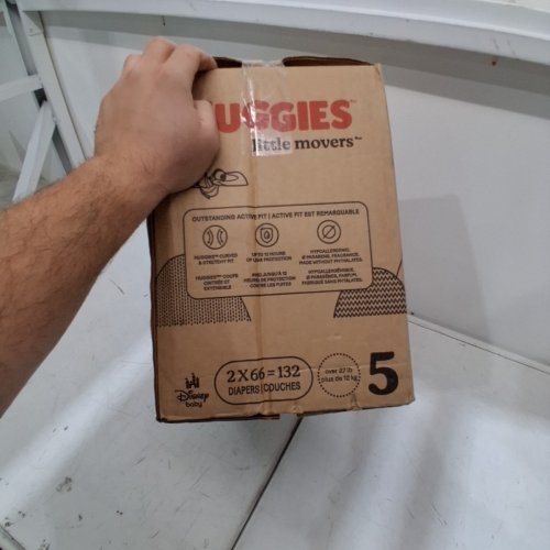 132PK HUGGIES LITTLE MOVERS DIAPERS - SIZE 5 (27+LBS) - DISNEY BABY LION KING (MODEL: 56316) image 3