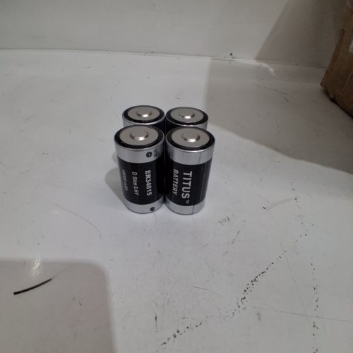 4PK TITUS LITHIUM BATTERIES - D SIZE, 3.6 V, 19000 MAH (MODEL: ER34615) image 2