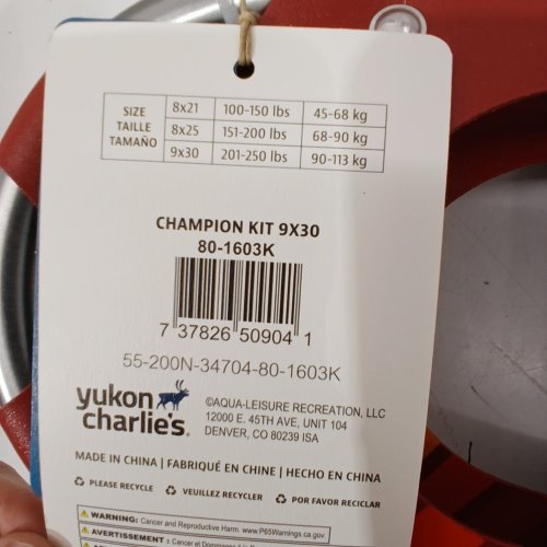 YUKON CHARLIES CHAMPION SNOWSHOE KIT WITH TREKKING POLES - 9" X 30" - RED/BLACK (MODEL: 80-1603K) image 5