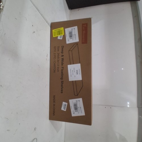2PK FUN MEMORIES DEEP AND WIDE FLOATING WALL SHELVES - 24" X 9.3" X 1.5" - WHTIE (MODEL:FS-MDF19) image 3