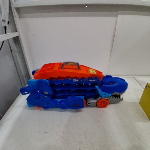 11PC HOT WHEELS CITY ULTIMATE T-REX TRANSPORTER HAULER BUNDLE - BLUE/ORANGE/MULTICOLOR (MODEL: 1851732) image 4