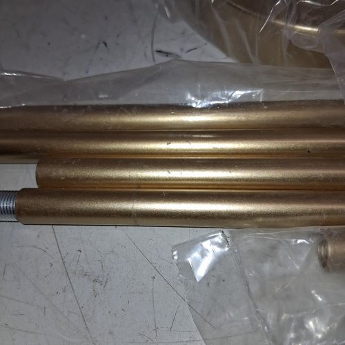4-LIGHT BOHO LINEAR RATTAN LIGHT FIXTURE - 47.2" - GOLD image 3