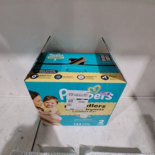 144PK PAMPERS SWADDLERS DISPOSABLE DIAPERS - SIZE 2 (10LBS -22LBS) image 3