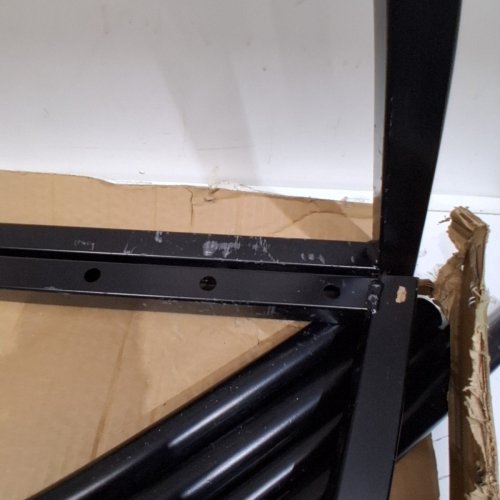 TOGARHOW WALL MOUNT HEAVY DUTY TIRE STORAGE RACK - UP TO 400LBS - 34" - 58" WIDE - BLACK (MODEL: TGU89112) image 3