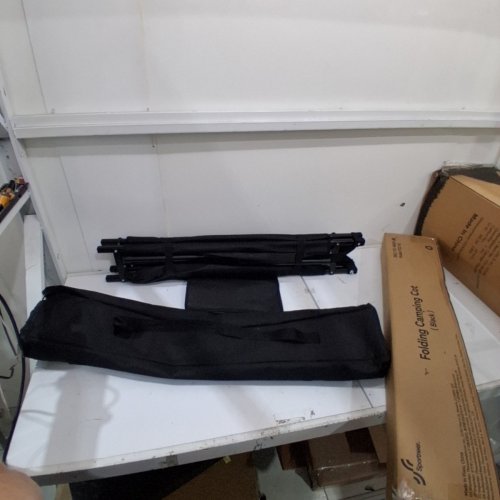 SPORTNEER FOLDING CAMPING COT - 450 LBS - BLACK (MODEL: Y21-80601-89) image 3