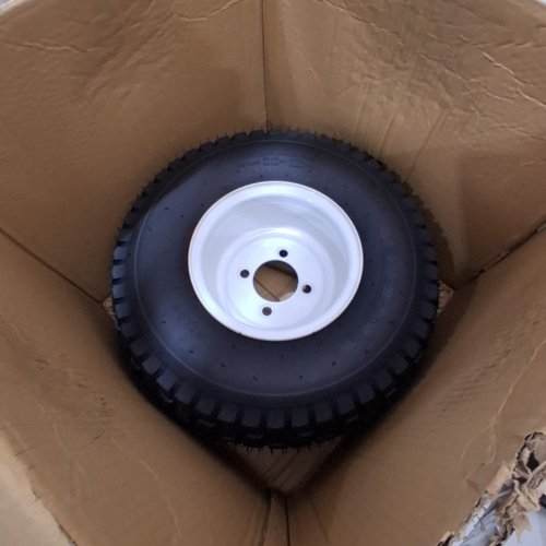 2PK LAWN MOWER TIRE - 18 X 8.50-8 - WHITE image 5