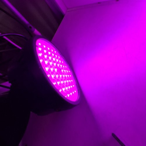 YUNHION DJ PAR SLIM STROBE LIGHT, COLOUR CHANGING/FLASHING/SOFT SPOT LIGHT, 60LED RGB, 90W- BLACK- (MODEL: LPC180). image 2