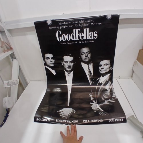 GOODFELLAS MOVIE POSTER - 24" X 36" - BLACK AND WHITE image 2