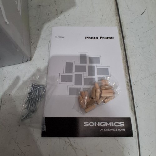 12PK SONGMICS WALL BRACKET PHOTO FRAMES COLLAGE - 4" X 6" - BLACK (MODEL: RPF22BK) image 3