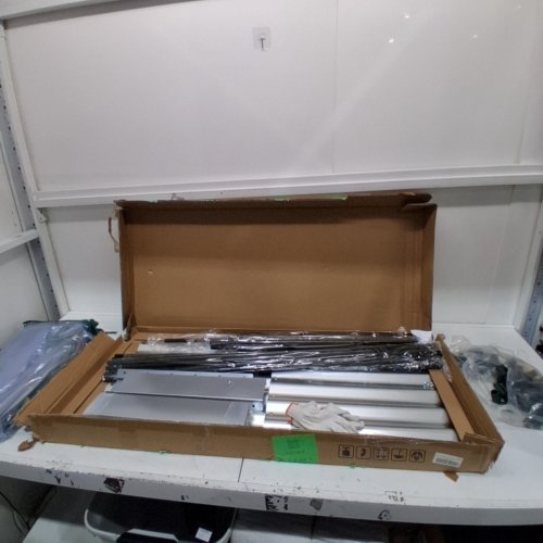 HEAHOLD TALL GALVANIZED STELL RAISED GARDEN BED GREENHOUSE - 17" - SILVER/CLEAR (MODEL: B0GJ4DMR7T) image 3