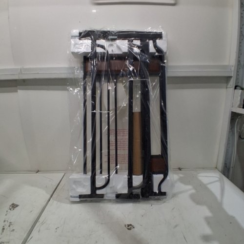 REGALO HOME ACCENTS EXTRA WIDE METAL WALK-THROUGH SAFETY GATE (BLACK) - 0310 DS image 2