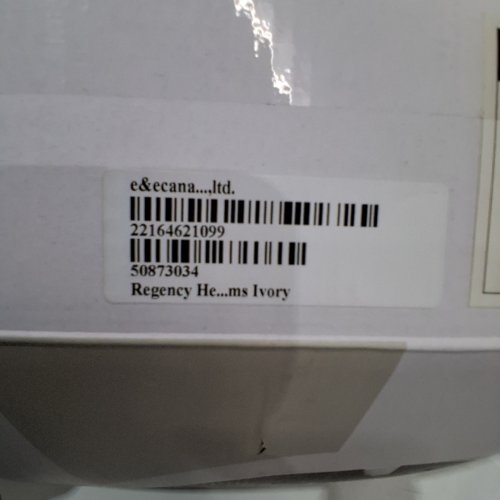 3PC REGENCY HEIGHTS FLUFFY RIBBED PLUSH COMFORTER SET - QUEEN - IVORY WHITE image 2