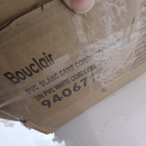 3PK BOUCLAIR CORDLESS PVC BLIND - 48" X 45" - WHITE (ITEM: 9406717) image 2