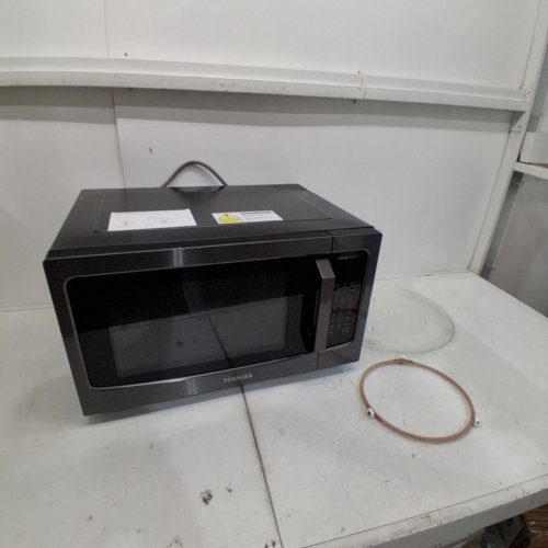 TOSHIBA SMART SENSOR MICROWAVE OVEN WITH POSITION MEMORY TURNTABLE - 1.6CU.FT - BLACK STAINLESS STEEL (MODEL: TMC16S4ABS) image 4