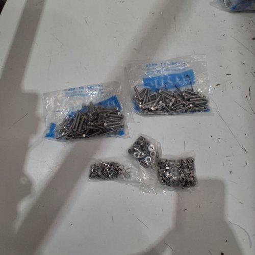 100PC HYSTIC METAL FASTENER ASSORTMENT - M6 X 30 MM - SILVER image 3