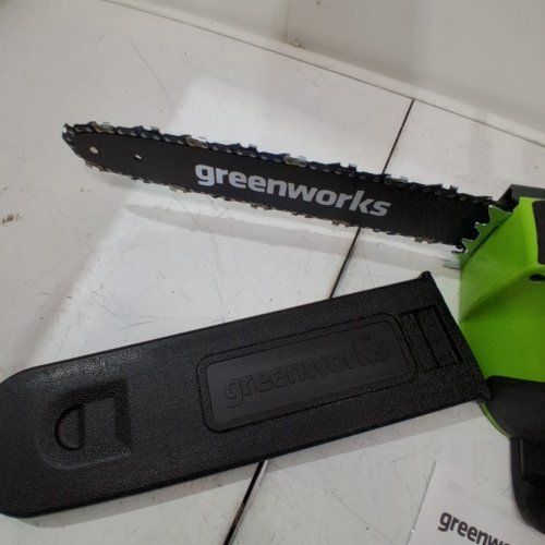 GREENWORKS 40V CORDLESS CHAINSAW - 16" - *TOOL ONLY* - GREEN/BLACK (MODEL: 20000800/CSF401) image 3