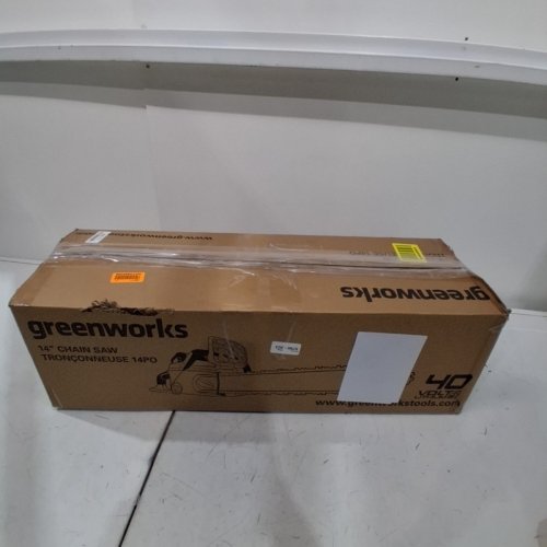 GREENWORKS 40V CORDLESS CHAINSAW - 16" - *TOOL ONLY* - GREEN/BLACK (MODEL: 20000800/CSF401) image 4