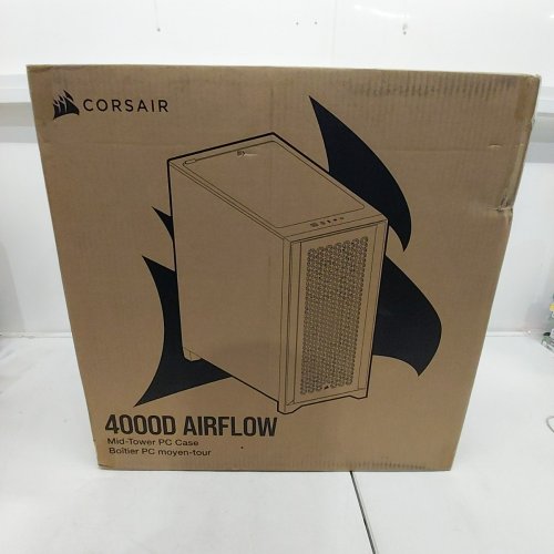 CORSAIR 4000D AIRFLOW TEMPERED GLASS MID-TOWER ATX PC CASE *CASE ONLY* - BLACK (MODEL: CC-9011201) image 2