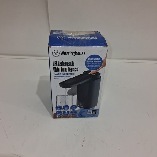 WESTINGHOUSE USB RECHARGEABLE WATER PUMP DISPENSER - 3.7 V - BLACK (MODEL: WWRP-138) image 5