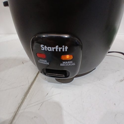 STARFRIT ELECTRIC RICE COOKER - 20 CUP - BLACK (MODEL: 024738) image 2