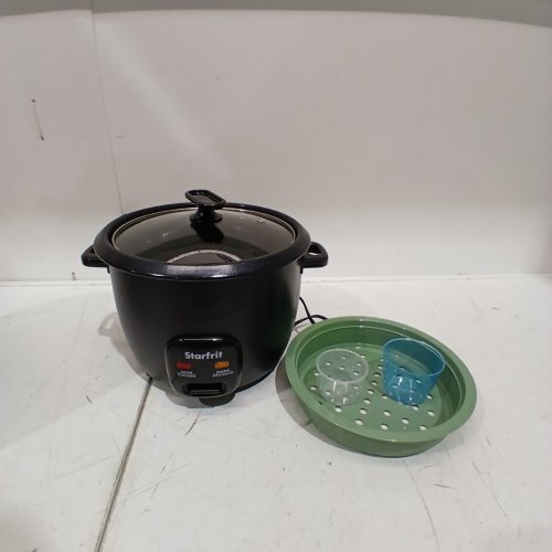 STARFRIT ELECTRIC RICE COOKER - 20 CUP - BLACK (MODEL: 024738) image 3