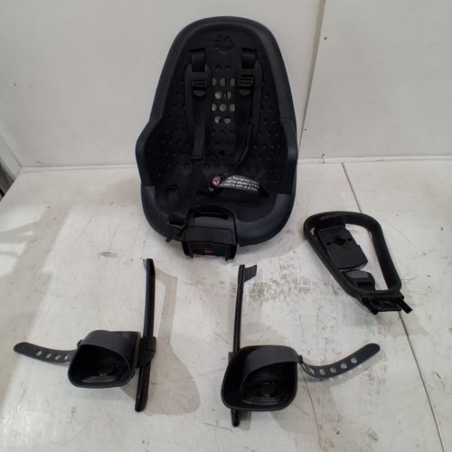 THULE YEPP NEXXT 2 MINI UNIVERSAL FRONT MOUNTED LIGHTWEIGHT AND BREATHABLE SEAT WITH ADJUSTABLE FOOTRESTS AND 5 POINT HARNESS - BLACK (MODEL: 12021101) image 2