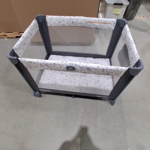 GRACO PACK N' PLAY PLAYARD PORTABLE FOLDABLE PLAYPEN - STARS/GREY/WHITE (MODEL: 2132844) image 2