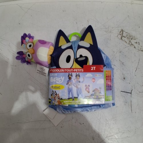 3PC TODDLER'S DISGUISE BLUEY WITH CHATTERMAX COSTUME - 2T - MULTICOLOURED image 2