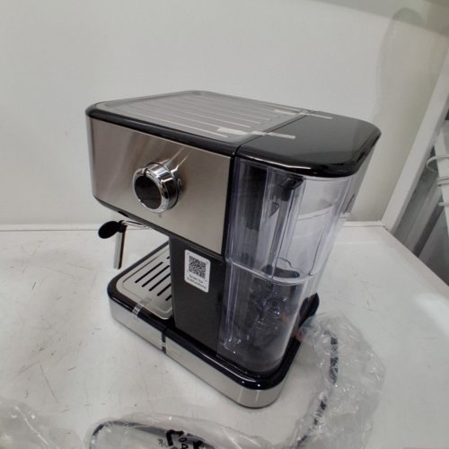 CHEFMAN CRAFTBREW 15-BAR PUMP DIGITAL ESPRESSO MAKER WITH STEAM WAND FOR LATTE & CAPPUCCINO - 1.5L - BLACK / SILVER (MODEL: RJ54-SS-15-D-AM) image 5