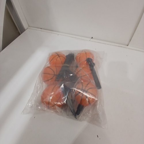 6PK OUTDOOR SOLAR BASKETBALL STRING STAKE LIGHTS - ORANGE image 4